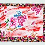 Funky Floral Fabric Art