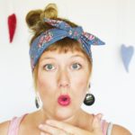 periwinkle blue Maple and Oak Designs Headband