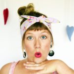 Purple Floral Maple and Oak Designs Headband