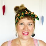Maple and Oak Designs Headband Sunflower