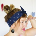 Maple And Oak Designs Anchor Rockabilly Headband