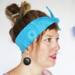 Pinup headband, rockabilly head scarf