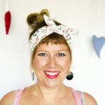 delicate floral print, Maple And Oak, pinup headband, rockabilly style