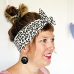 leopard print, rockabilly headband, pinup style, maple and oak designs