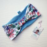 Turban headband – baby blue florals – Maple And Oak Designs 4
