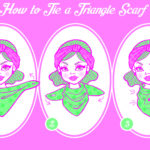 How to tie Triangle Scarf