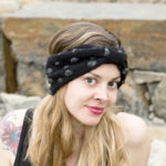 Walkstoff Collection 2017 – felted headband, black – Maple And Oak Designs