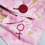 Femmebroidery collab scarves – feminist 3