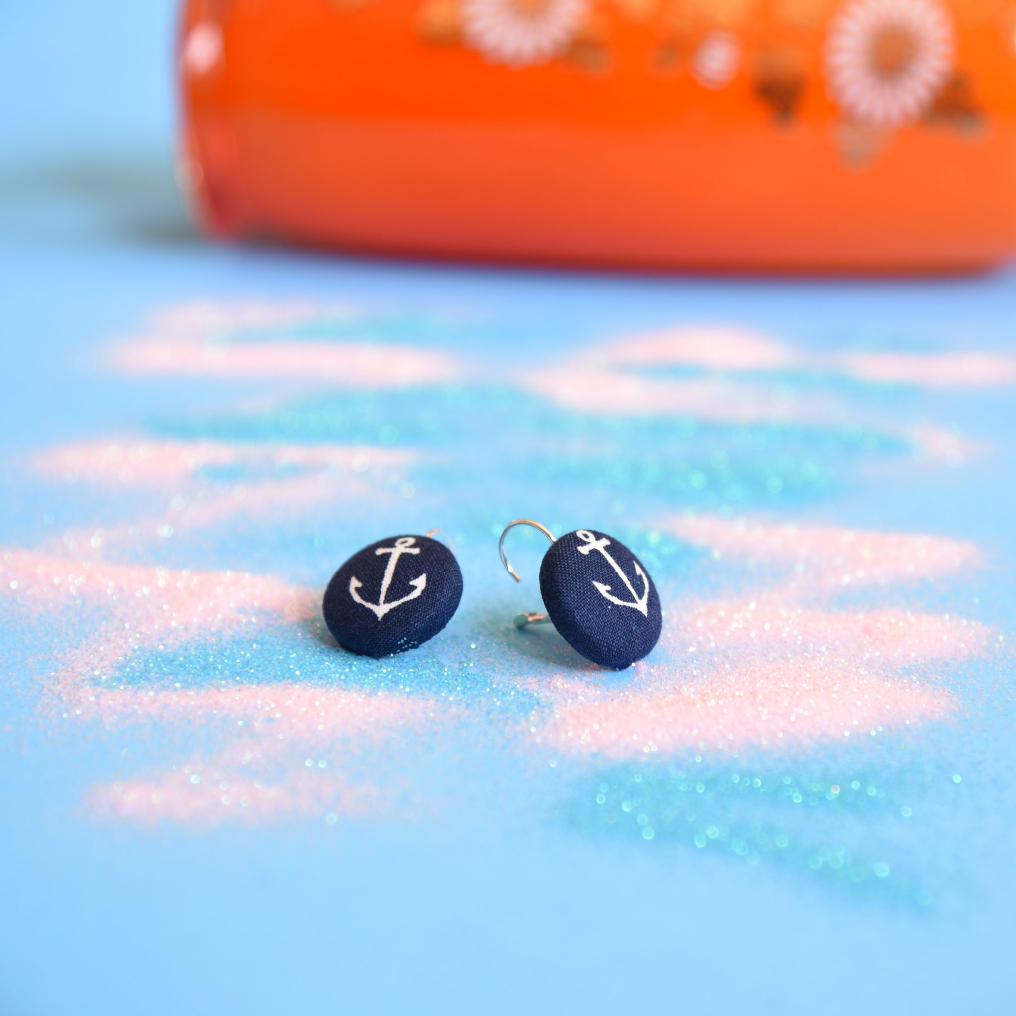button earrings, anchors 3