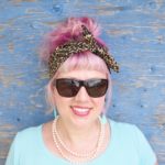 Rockabilly headband – vintage leopard 1