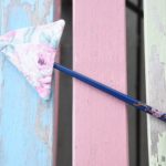 how to make vintage fabric bunting garland 6