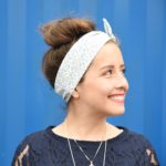headscarf – light blue floral 2