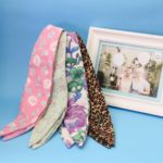 rockabilly headscarf – mint green, tiny floral 4
