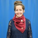 Triangle Scarf by Maple And Oak Designs + Femme Broidery