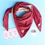 Collaboration scarf: Maple And Oak Designs + Femme Broidery