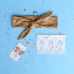 Mustard yellow Rosie Wrap, tiny floral