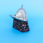Coin Purse – black tiny pink florals_4