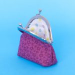 Coin Purse – burgundy floral_1