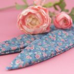 Rockabilly headband – blue vintage floral
