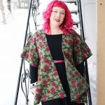 Olive green poncho