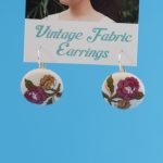 Dangly Earrings – vintage florals_1