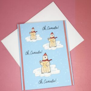 Canada Bear Greeting Card